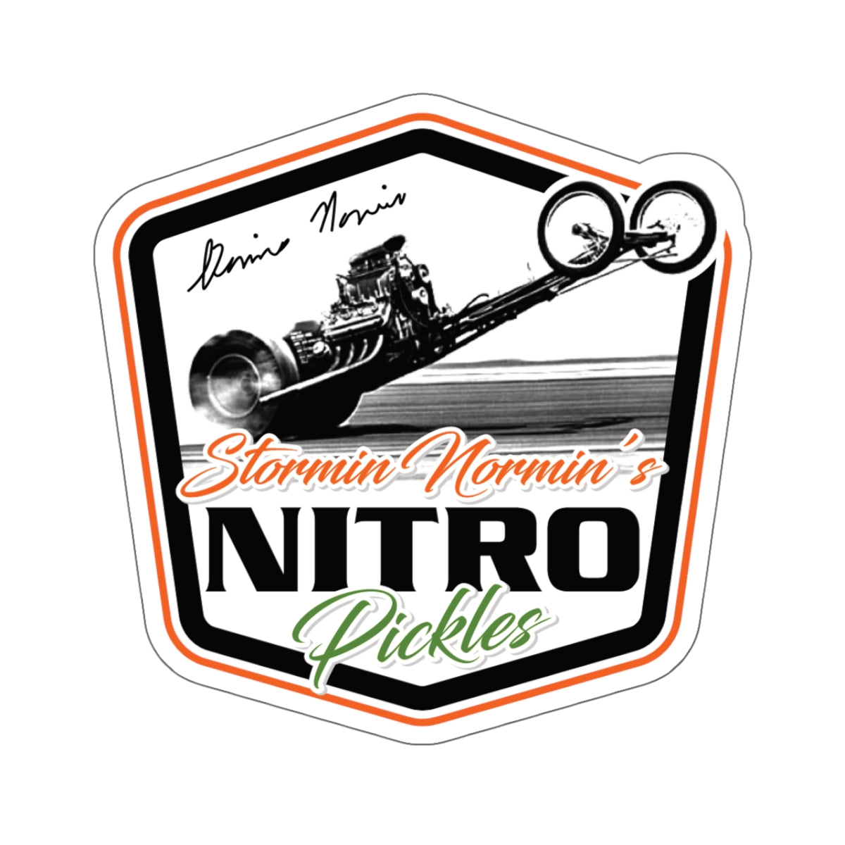 'Stormin Normin's Nitro Pickles' Decal