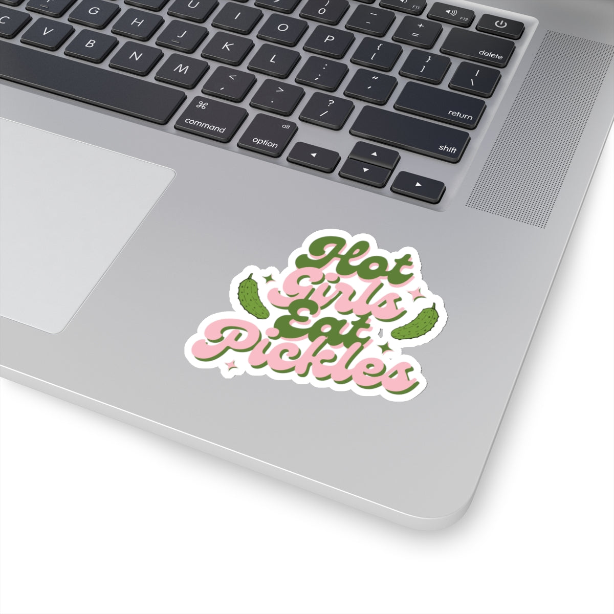 'Hot Girls Eat Pickles' Decal - Pink