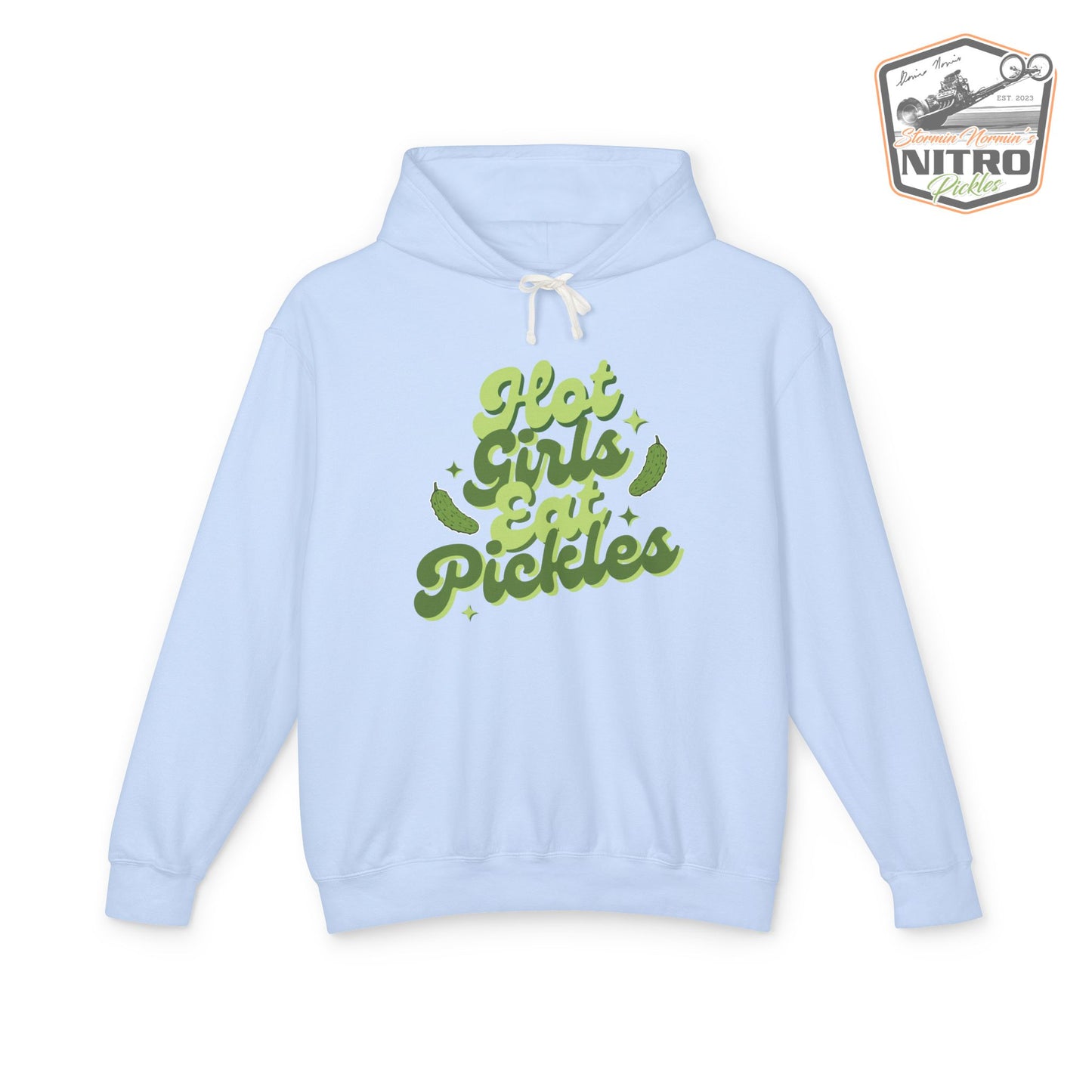 'Hot Girls Eat Pickles' Hoodie - Green