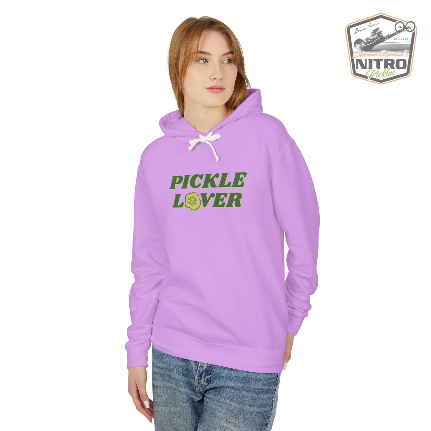 'Pickle Lover' Lightweight Hoodie