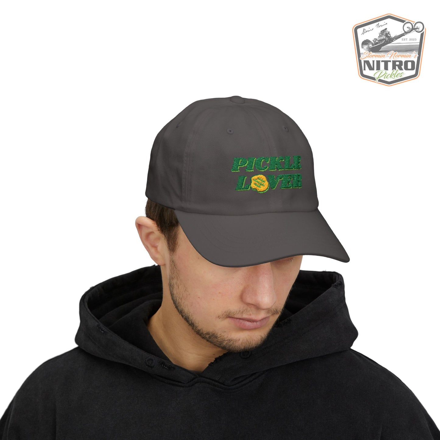 "Pickle Lover" Embroidered Dad Hat