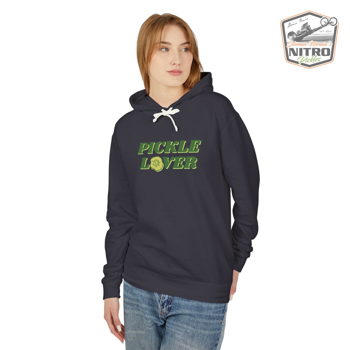 'Pickle Lover' Lightweight Hoodie