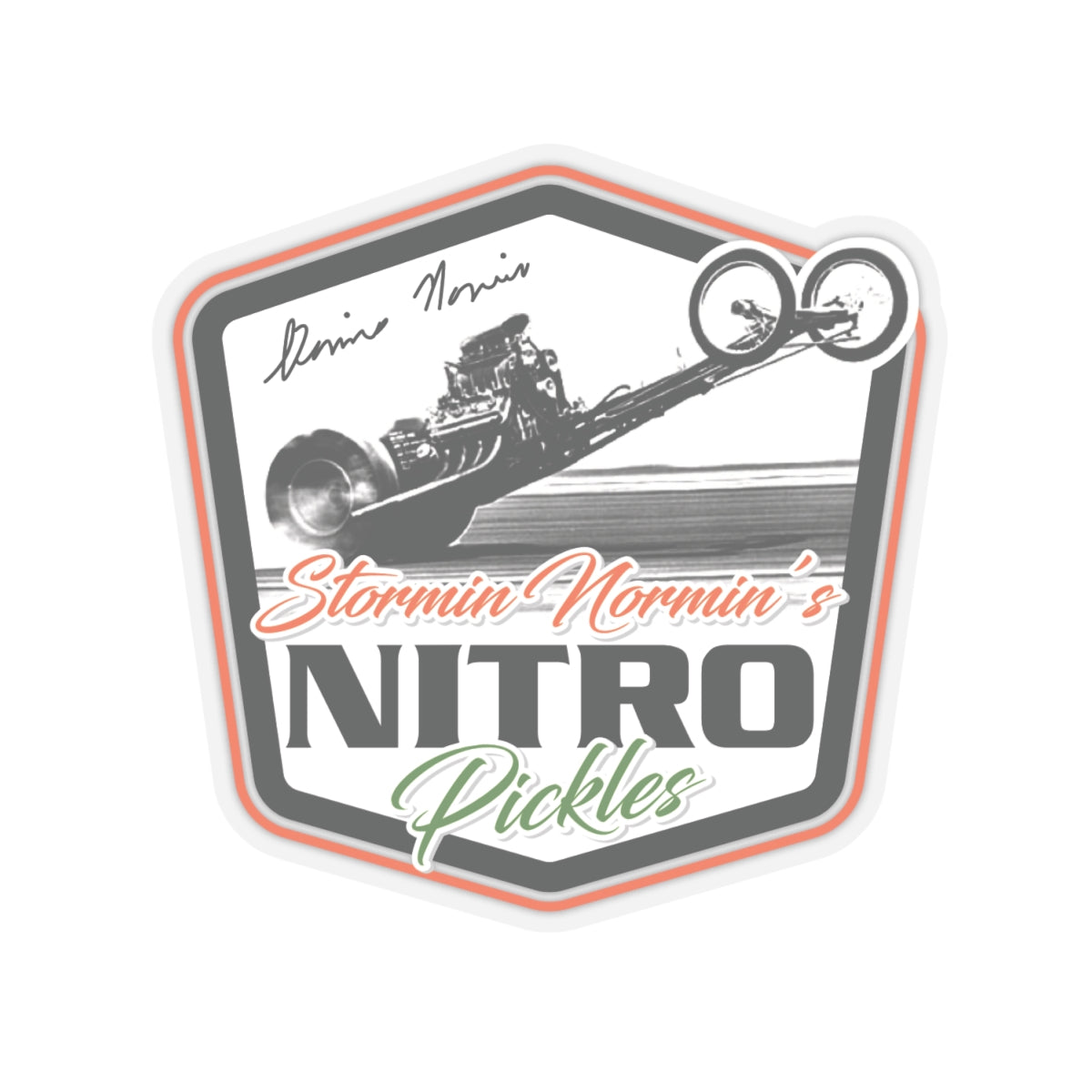 'Stormin Normin's Nitro Pickles' Decal