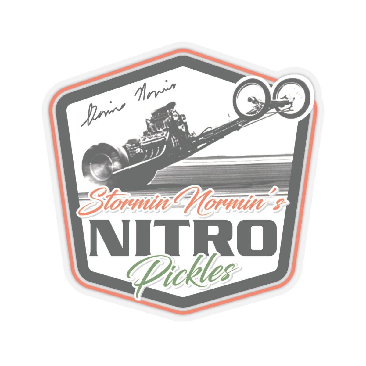 'Stormin Normin's Nitro Pickles' Decal