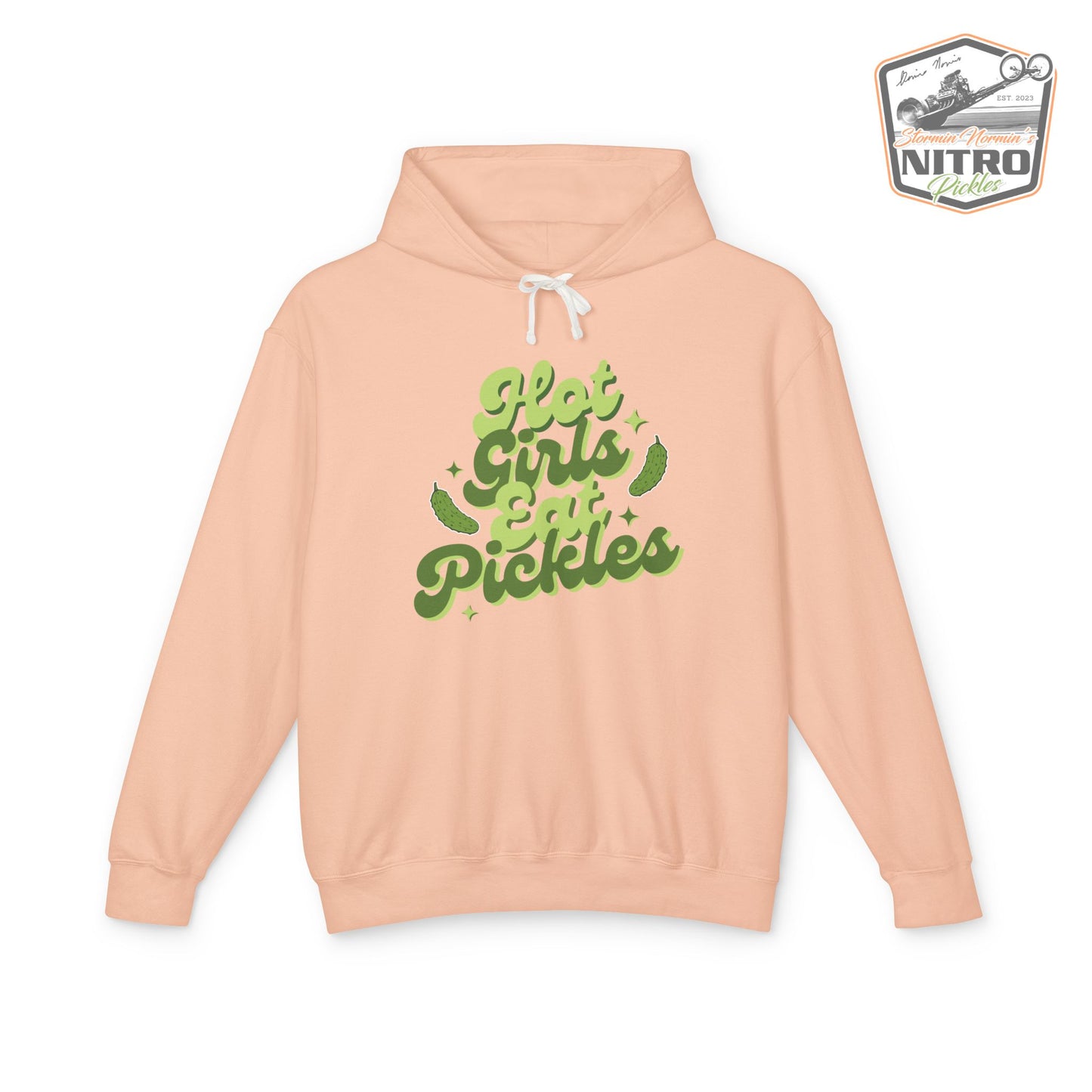 'Hot Girls Eat Pickles' Hoodie - Green