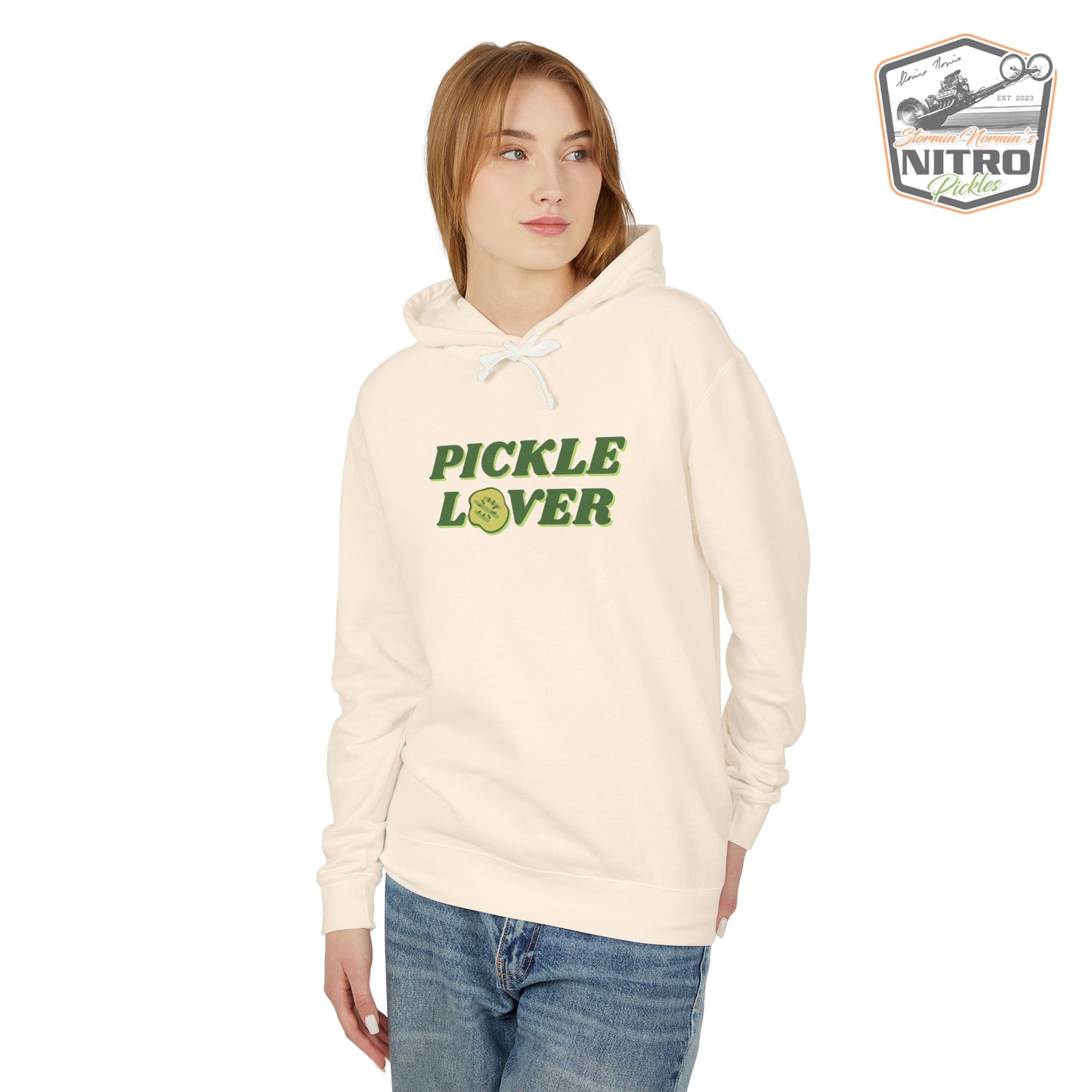 'Pickle Lover' Lightweight Hoodie