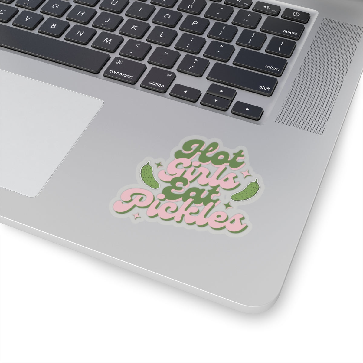 'Hot Girls Eat Pickles' Decal - Pink