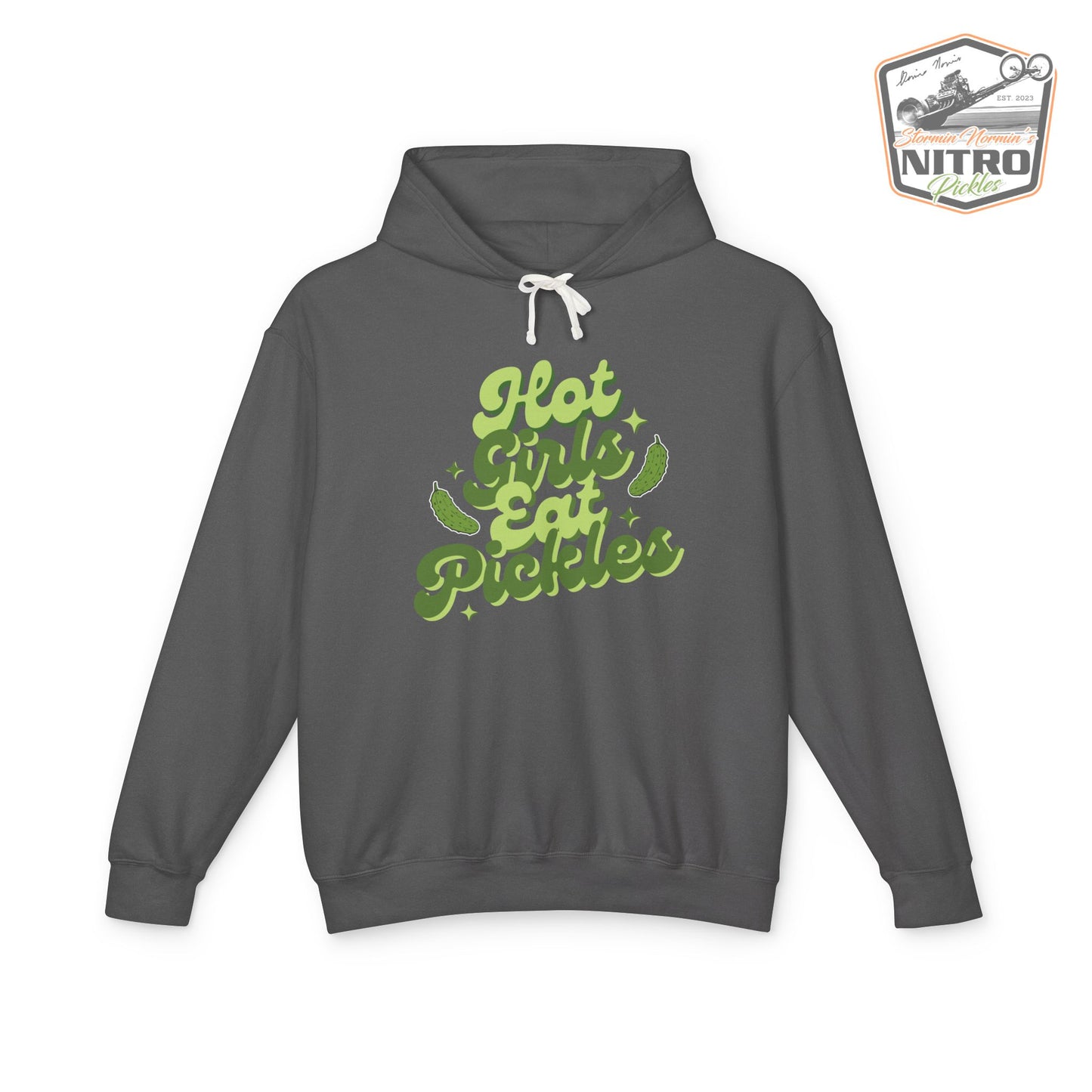 'Hot Girls Eat Pickles' Hoodie - Green