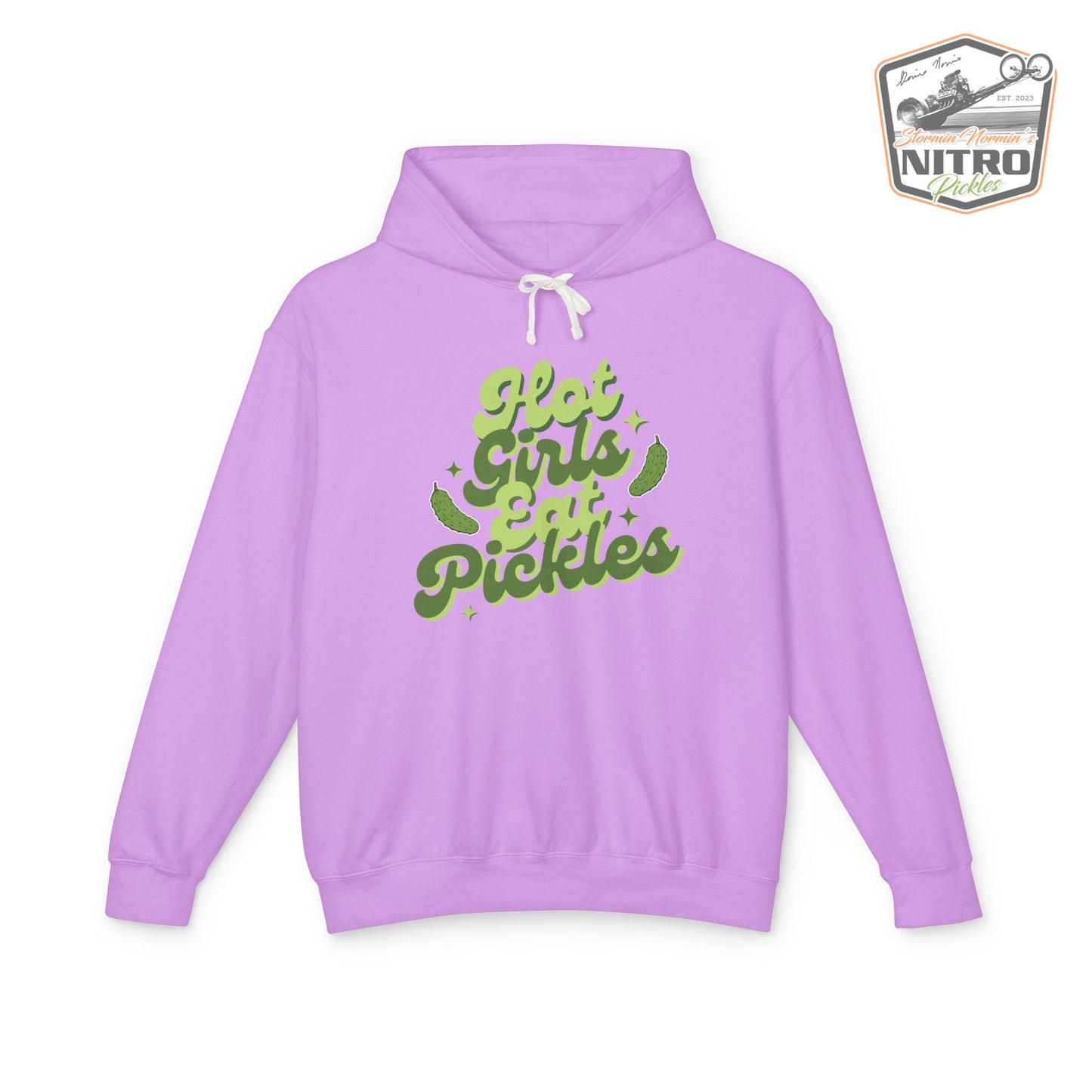 'Hot Girls Eat Pickles' Hoodie - Green