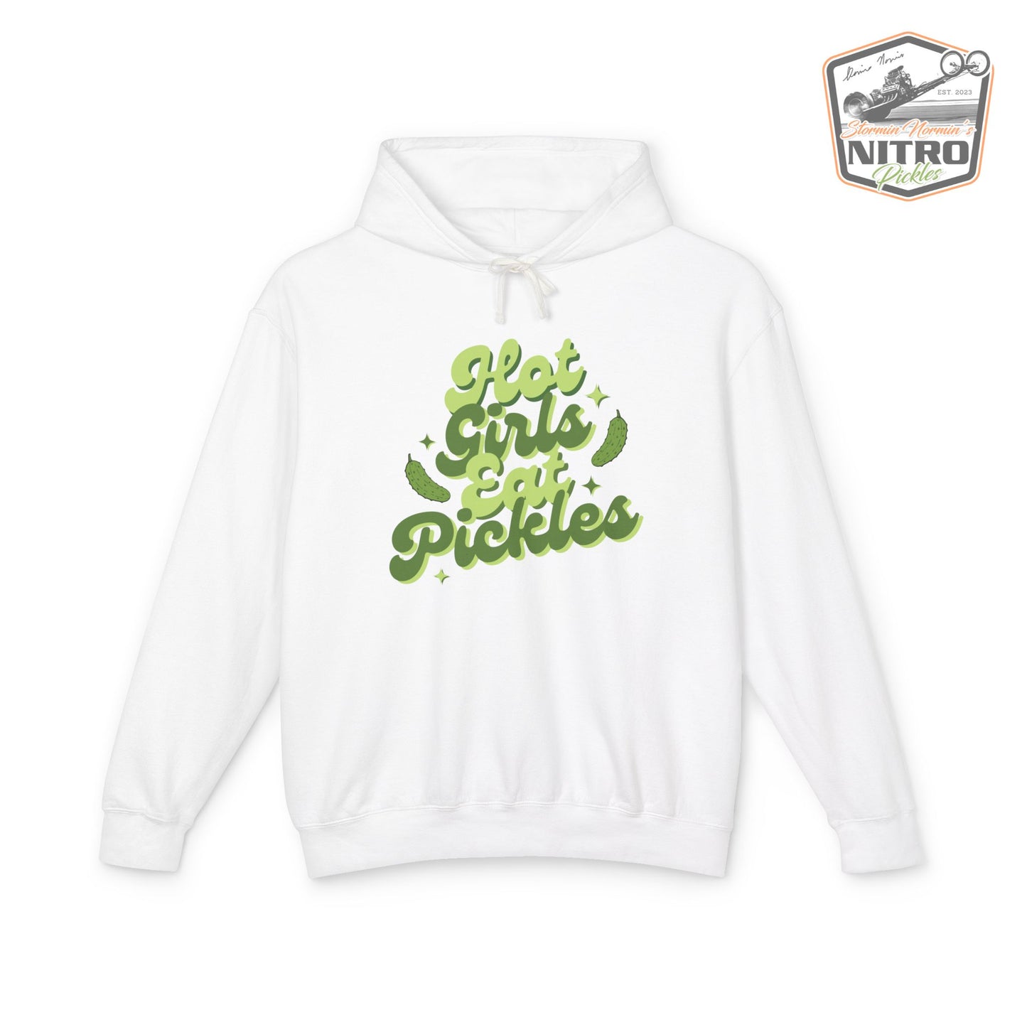 'Hot Girls Eat Pickles' Hoodie - Green