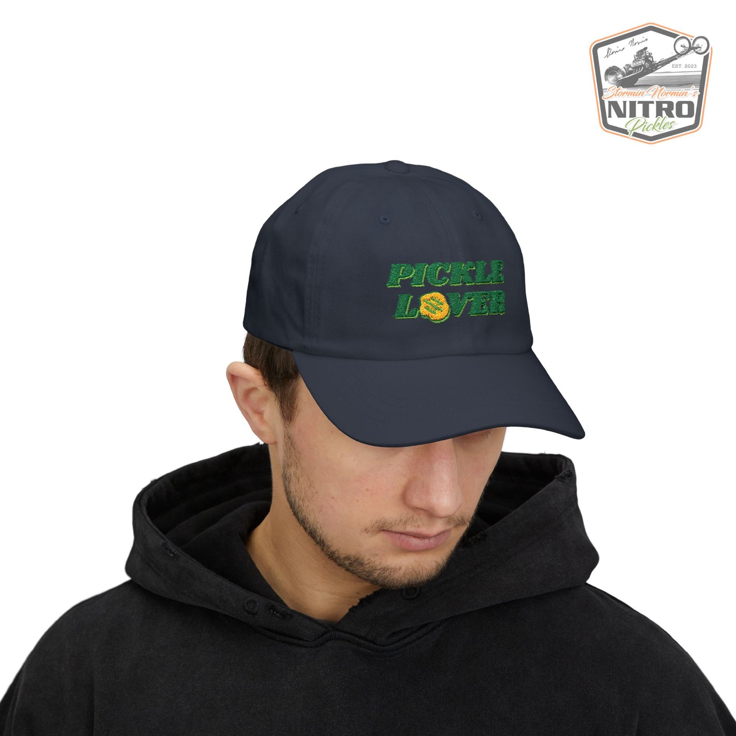 "Pickle Lover" Embroidered Dad Hat