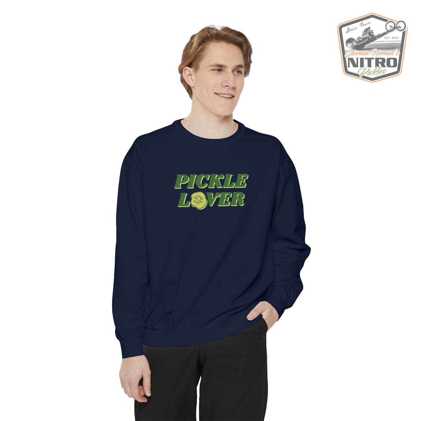 'Pickle Lover' Crewneck Sweatshirt