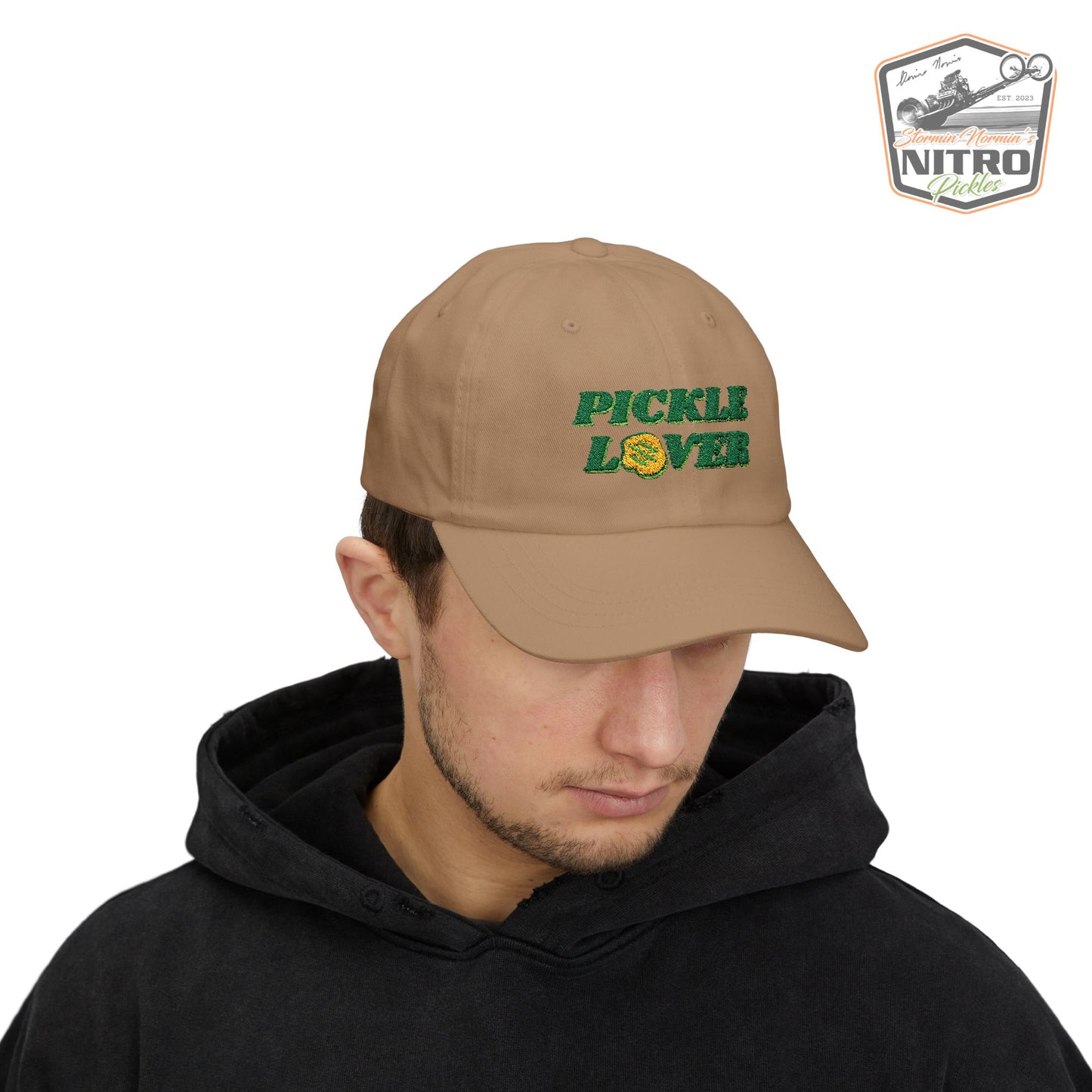 "Pickle Lover" Embroidered Dad Hat