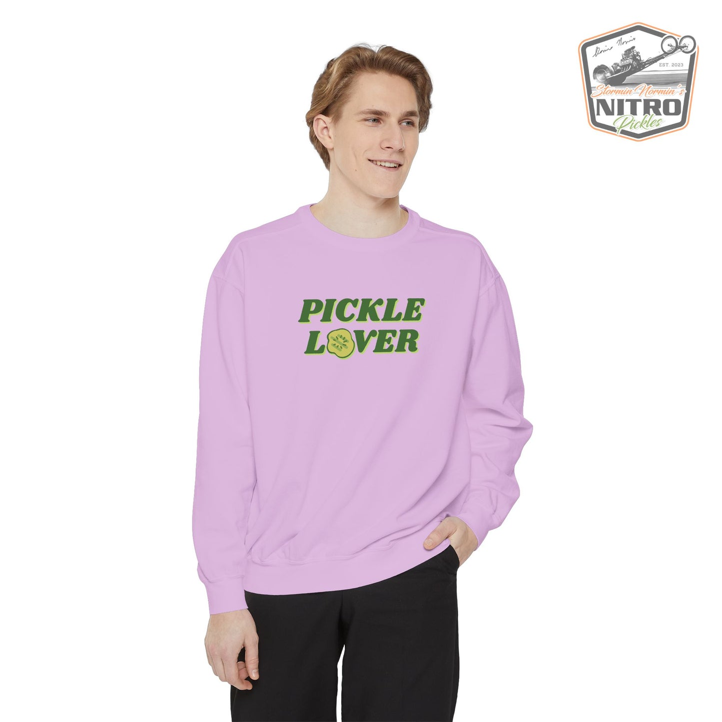 'Pickle Lover' Crewneck Sweatshirt