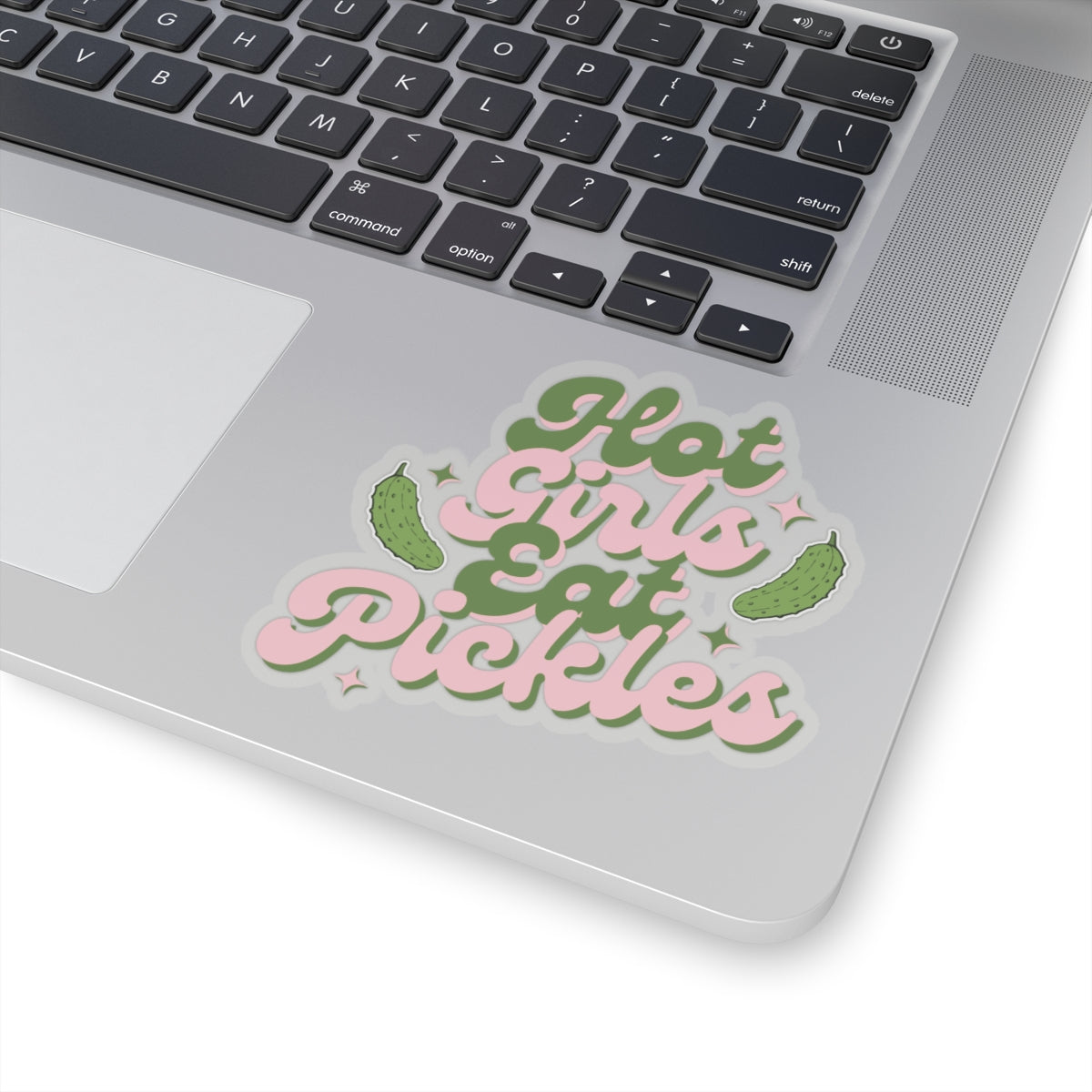 'Hot Girls Eat Pickles' Decal - Pink