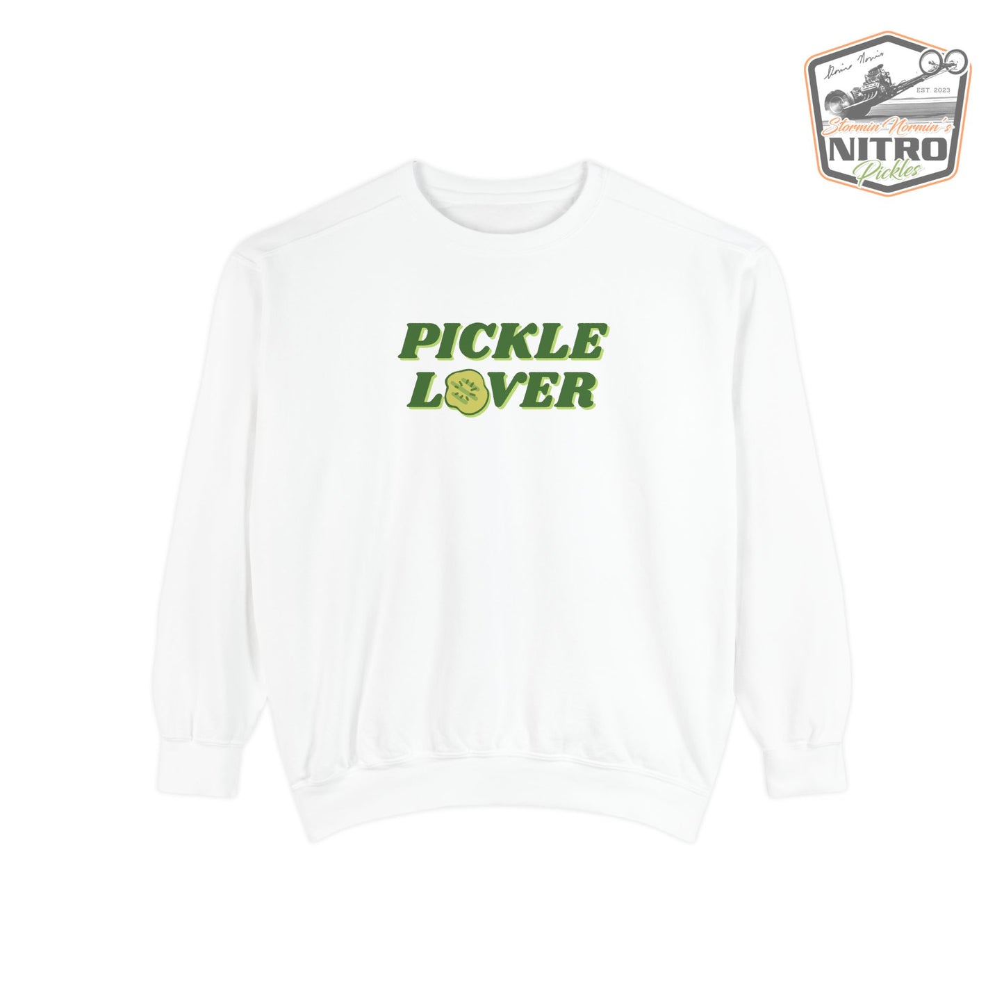 'Pickle Lover' Crewneck Sweatshirt