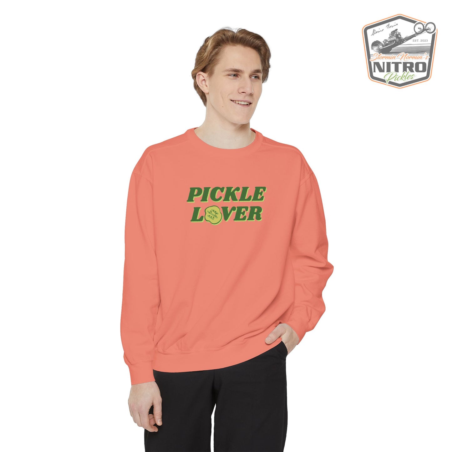 'Pickle Lover' Crewneck Sweatshirt