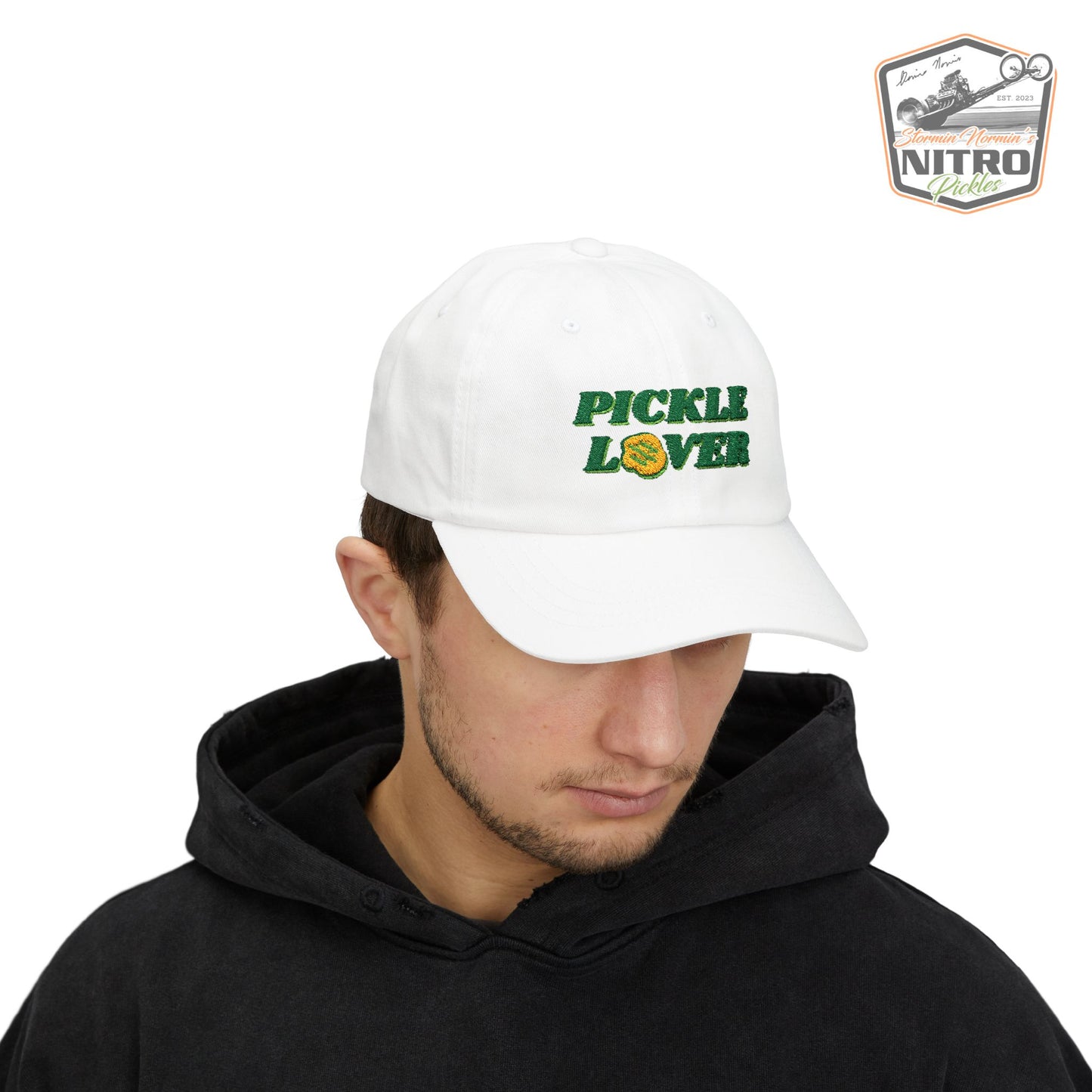 "Pickle Lover" Embroidered Dad Hat