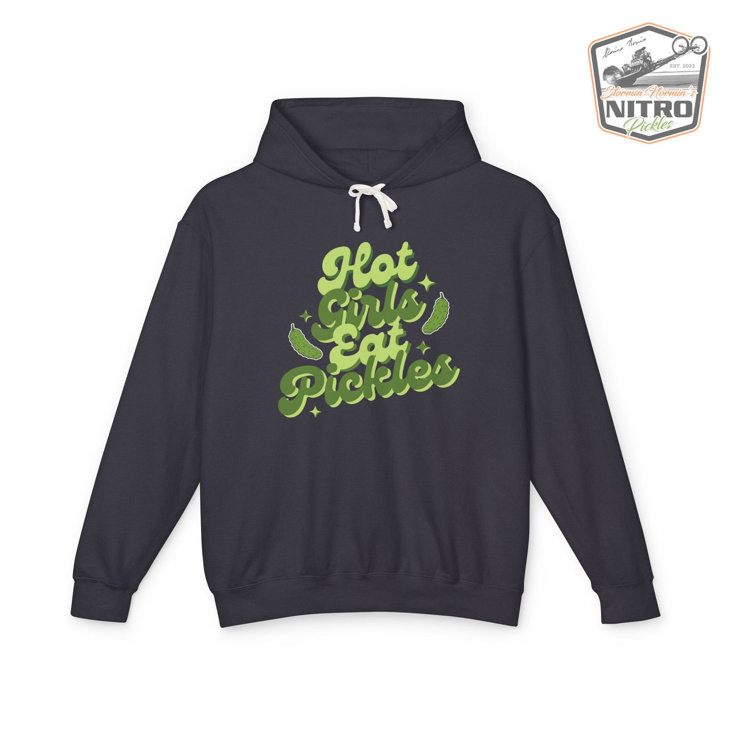 'Hot Girls Eat Pickles' Hoodie - Green