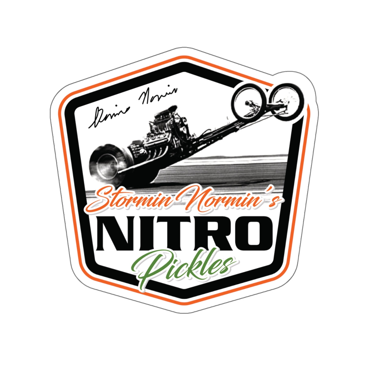 'Stormin Normin's Nitro Pickles' Decal