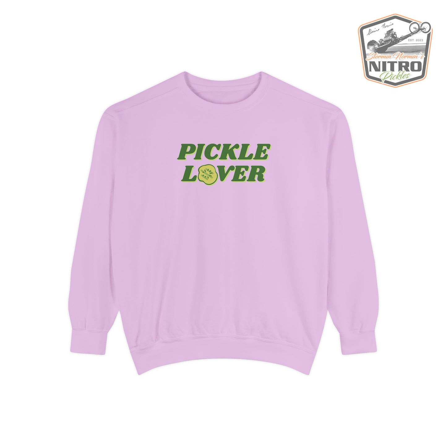 'Pickle Lover' Crewneck Sweatshirt