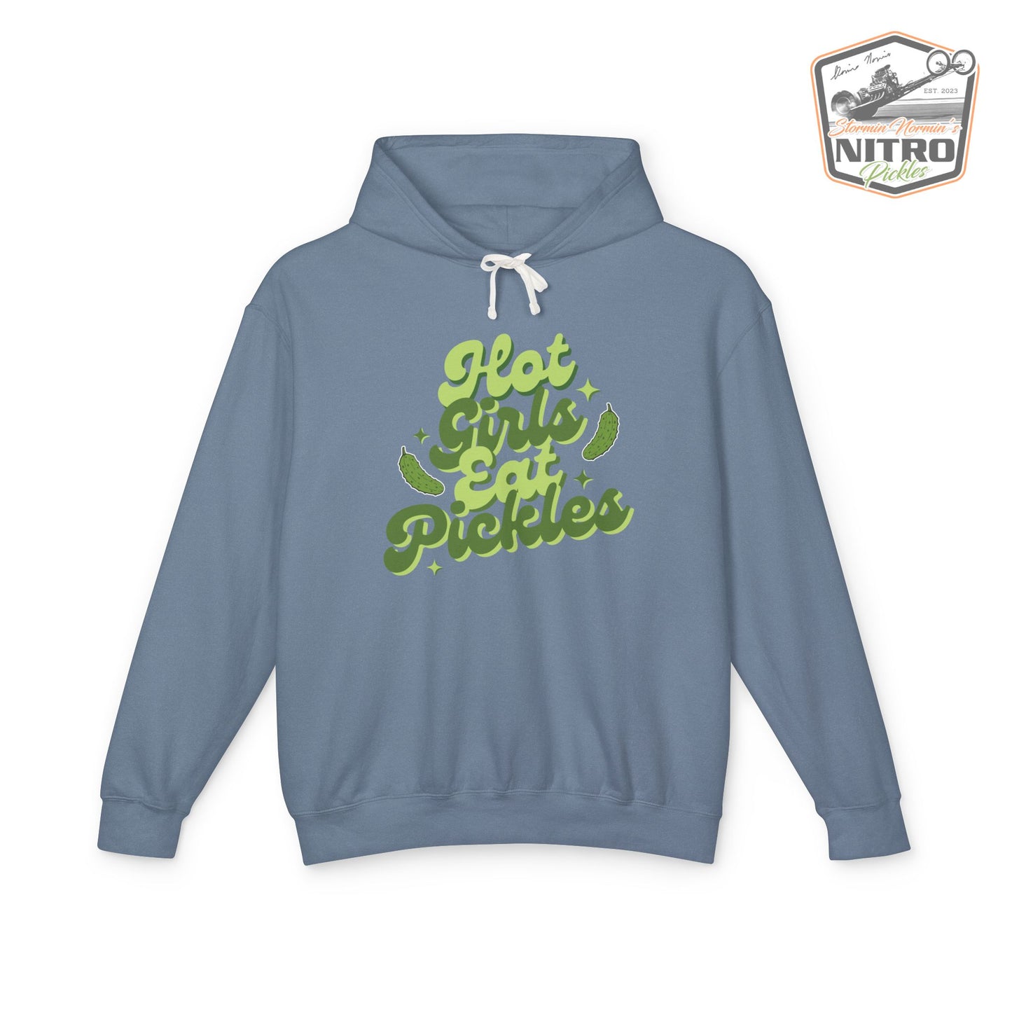 'Hot Girls Eat Pickles' Hoodie - Green